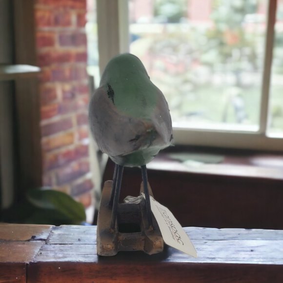 Resin Rocking Bird by Transpac - Greenfinch,  Tanager, Parakeet NWT - Picture 4 of 7